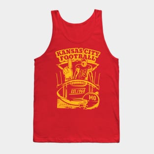 Kansas City Retro Vintage KC Football Missouri 2021 Gift Tank Top